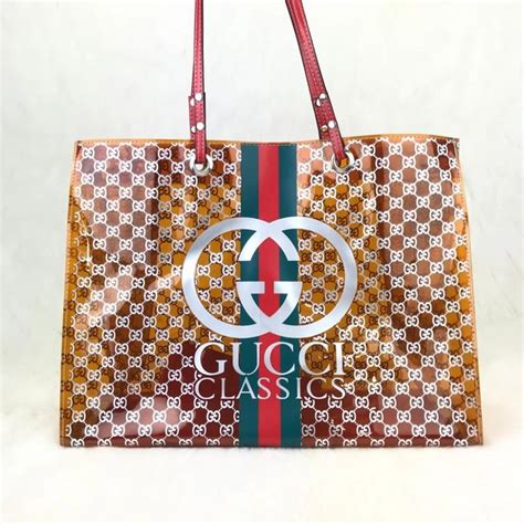 gucci beach bag rubber|Gucci beach bags on sale.